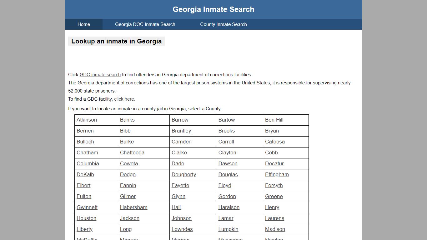 Muscogee County Inmate Search